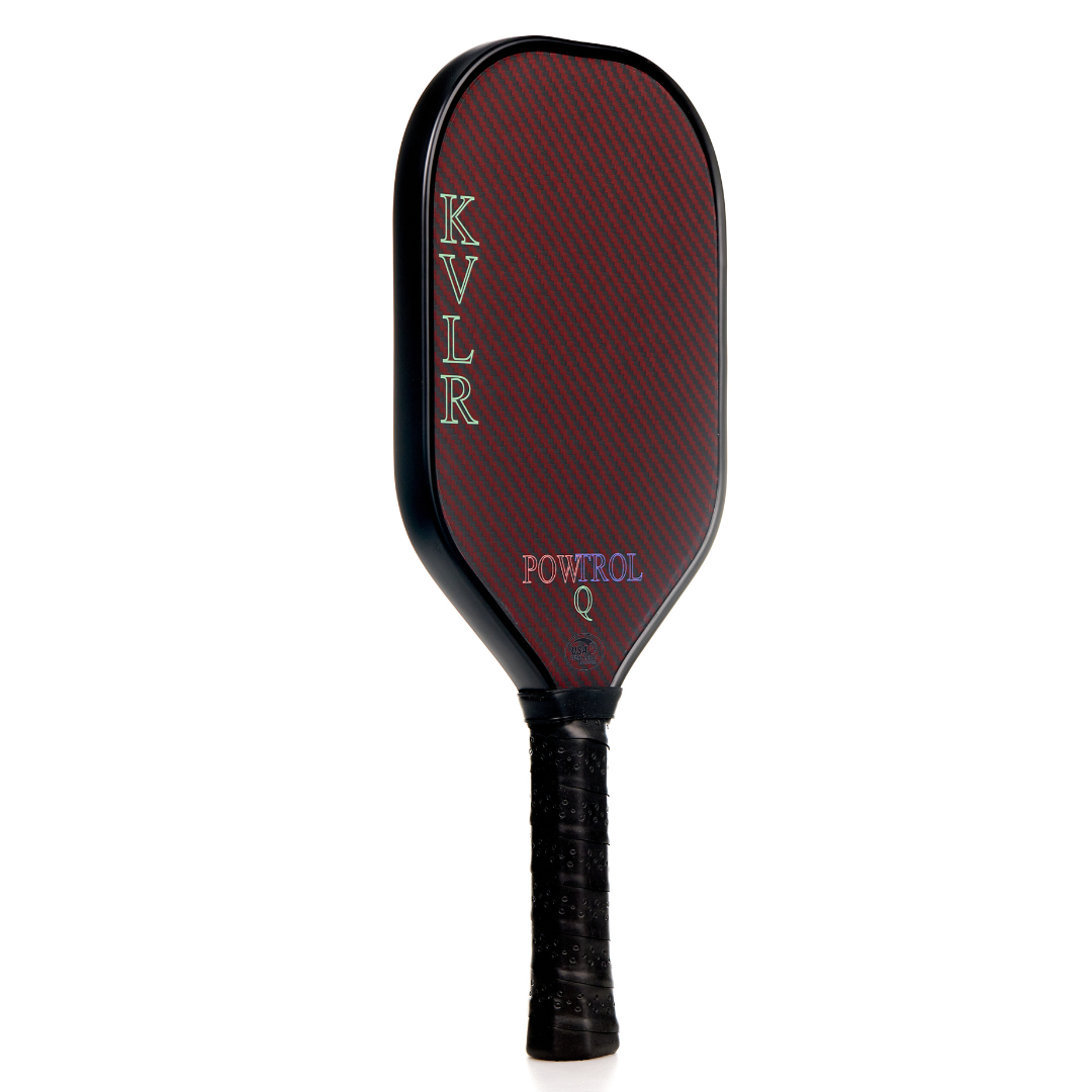 KVLR POWTROL-Q First of Its Kind Combination Pickleball Paddle - Red