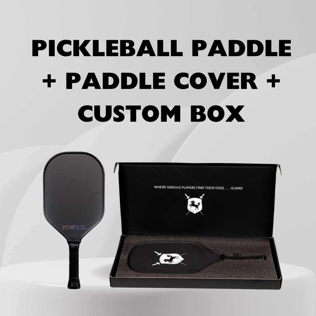 KVLR POWTROL Pickleball | Carbon Fiber and Aramid Fiber in One Paddle for Advanced Power & Control