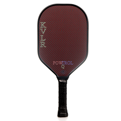 KVLR POWTROL-Q  First of Its Kind Combination Pickleball Paddle - Red