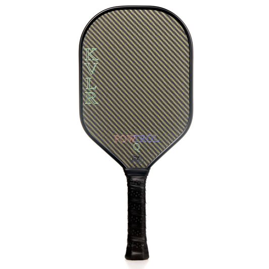 KVLR POWTROL-Q  First of Its Kind Combination Pickleball Paddle - Yellow